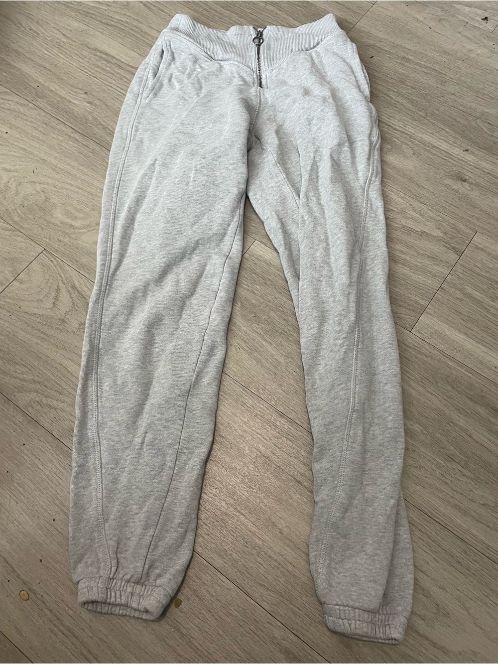 aerie Light Gray Women's Jogger Sweatpants
